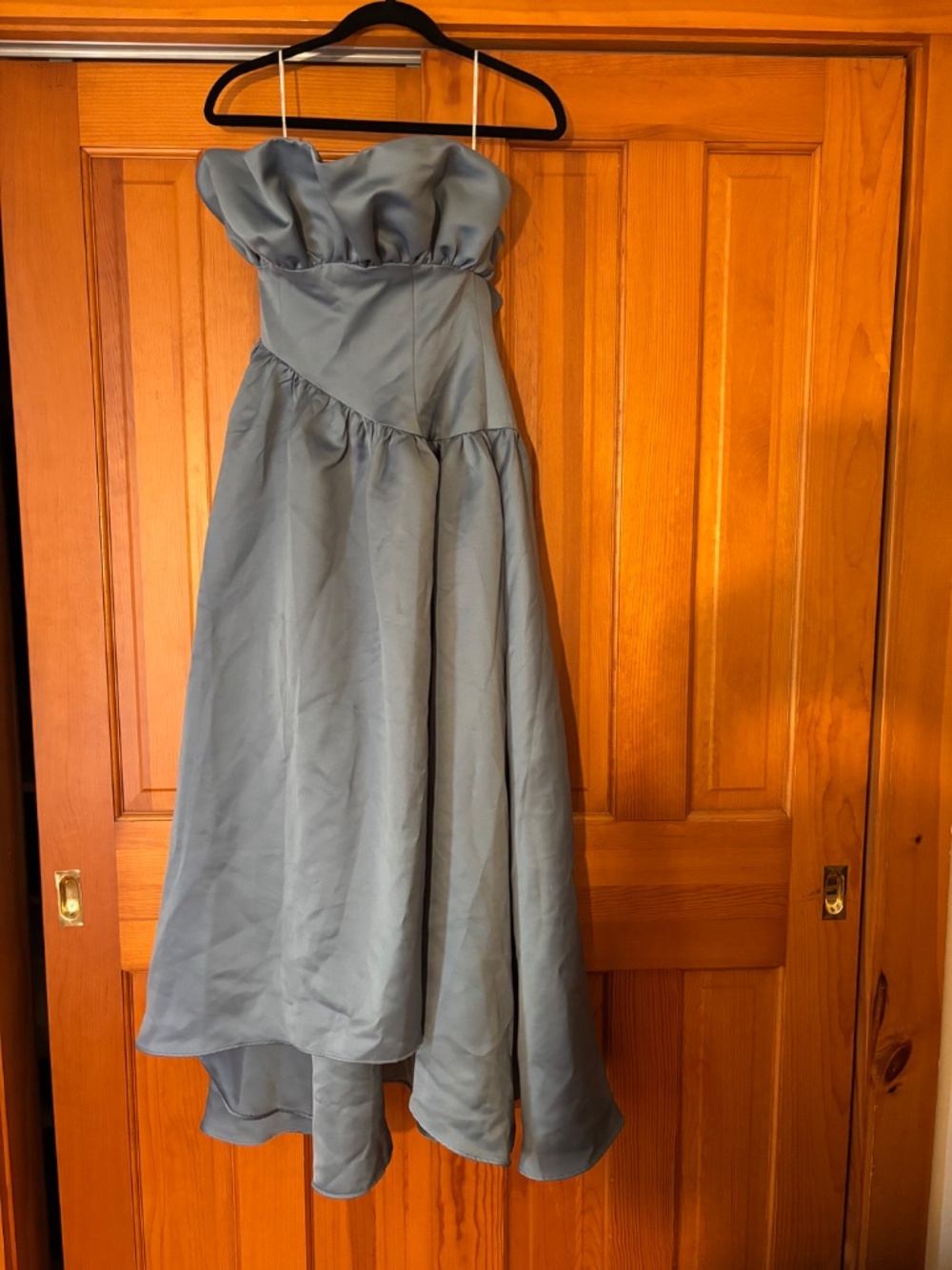 Laurel Sleeveless Maxi Dress in Steel Blue - Picture 3 of 5